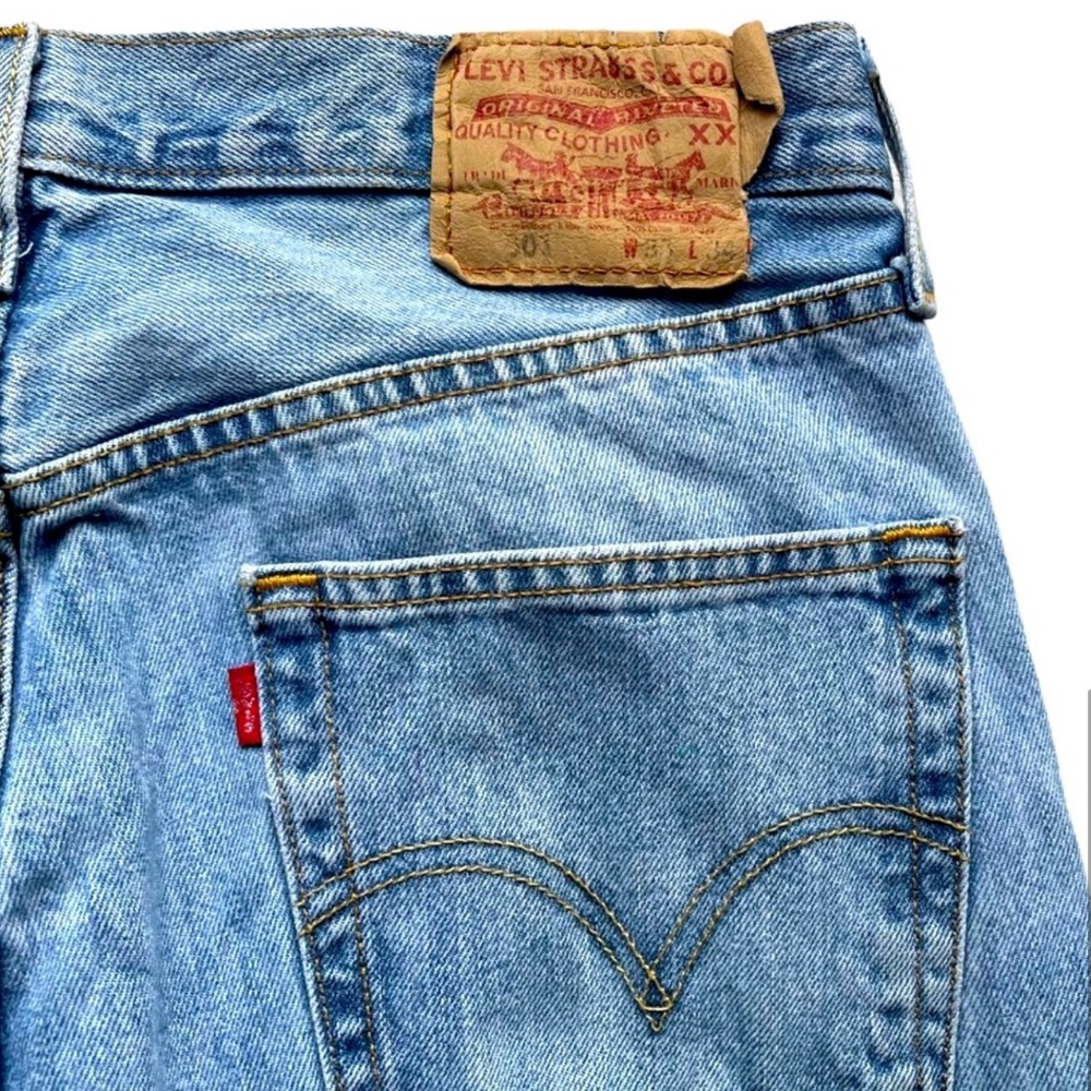 Vintage Y2K Levi’s 503 Button Fly Mom Jeans 90’s Boyfriend Extreme High Waist - Picture 5 of 12